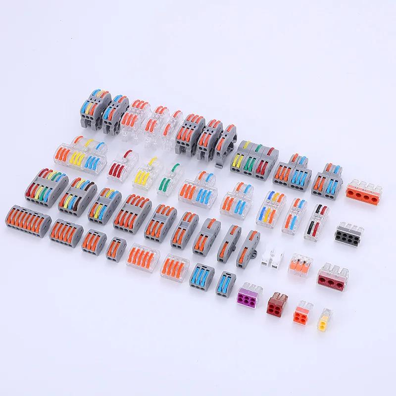 SPL-2 Fast 2-In 2-Out, 3-In 6-Out Wiring Terminals 2-Position 2/3/4/5pin  Connectors Wire Connectors electrical Connector Kit