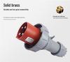 IP67 Waterproof Aviation Plug: 3 or 4 Core, 5 Hole High-Power Connector