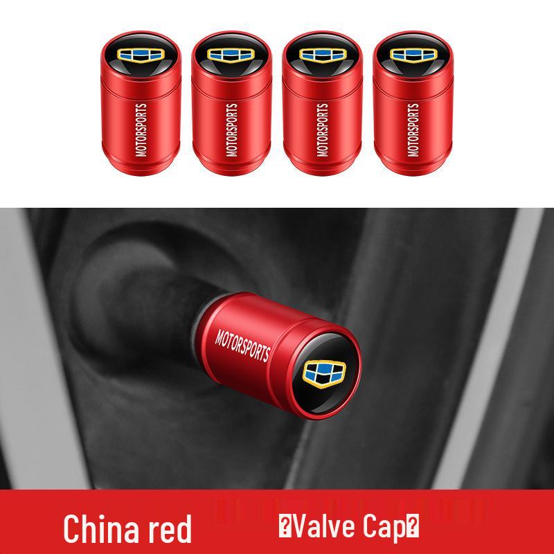 Geely Car Tire Valve Stem Caps for Emgrand, Xingyue L, Boyue Pro, Borui, and Vision Models