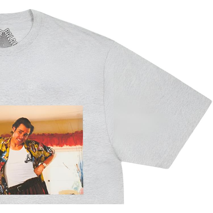 Palace Pal-Ace T-Shirt Grey Marl Unisex Tops P28TS172