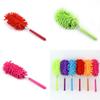 Stainless Steel Extendable Duster With Synthetic Fiber Head For Home Cleaning