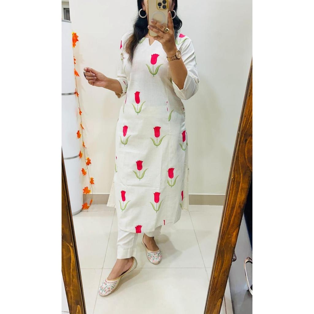 Women Party Wear Kurta Pant Set Indian Pakistani Top Tunic Kurti Designer SC-2312