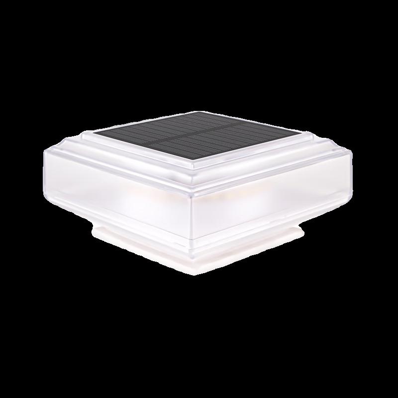 Solar Powered 30 LED Square Pillar Light