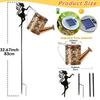 Solar Fairy Watering Can Lights Waterproof Garden Lights Outdoor Hanging LED Solar Kettle Lamp for Patio Villa Path Lawn Decor