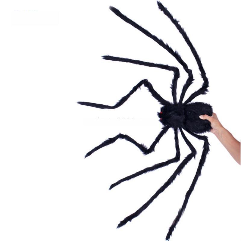

Halloween Colorful Spider Decoration Haunted House Prop Indoor Decor Outdoor Black,30cm