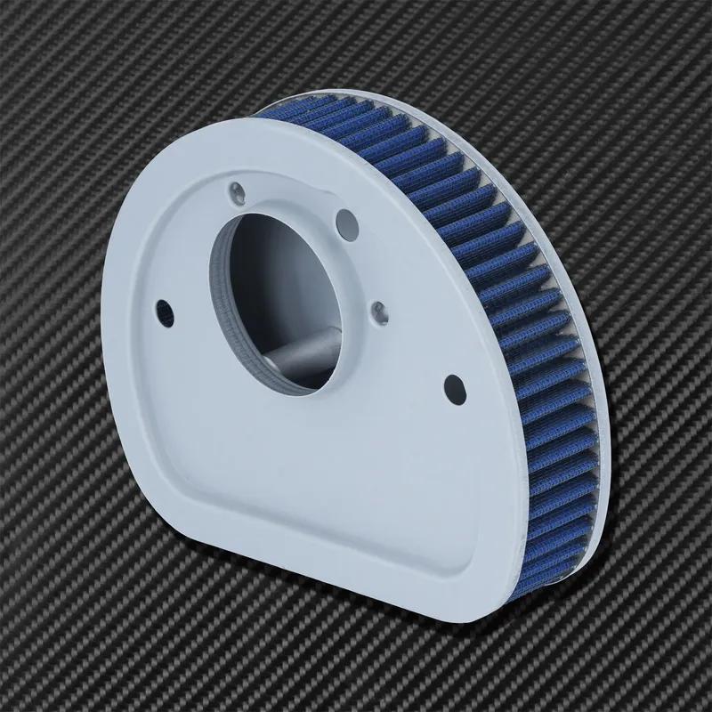 Motorluchtfilter Inlaat Blauw Element Reiniger Voor Harley Touring Road Glide Softail Classic Breakout Fat Boy Dyna Low Rider