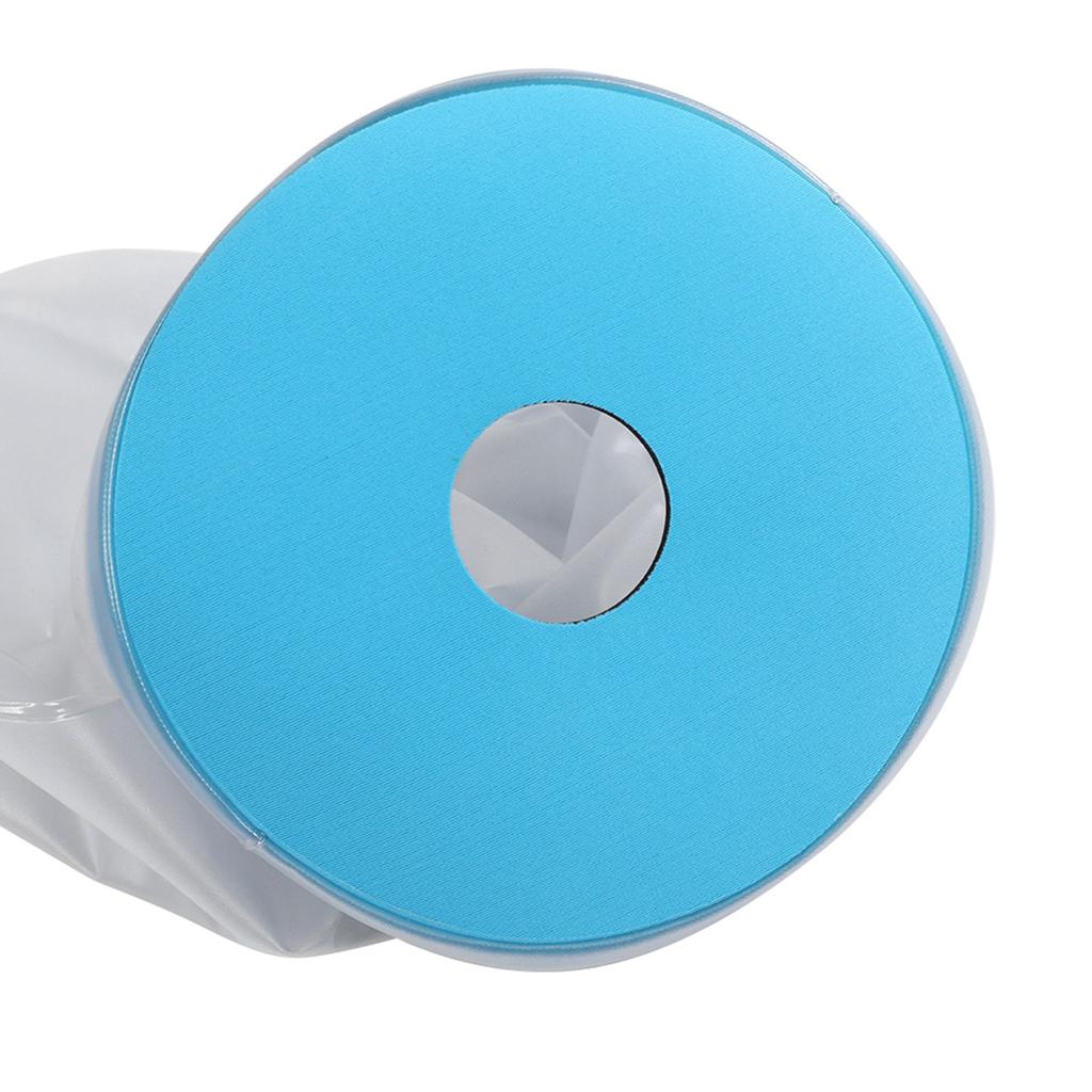 Blue diving material rings PVC shower protective sleeve adult palms P2200 38cm