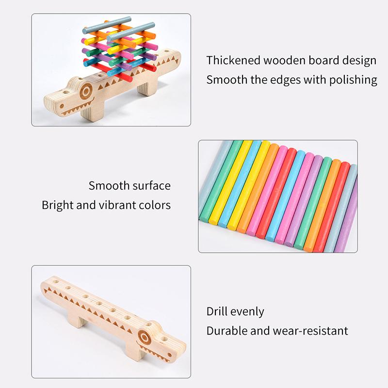 Fischgräten Holz Paarung Kinder Puzzle Farberkennung Frühe Bildung Feinmotorik Trainingsspielzeug Montessori Lehrmittel