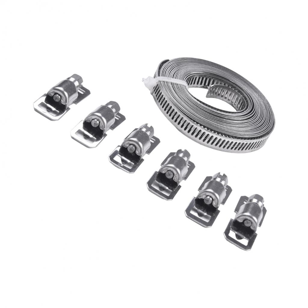 6 Fasteners Steel Clamp Hose Clamps Range Stainless
