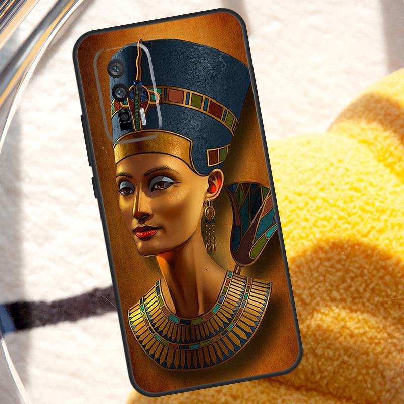 Egypt Nefertiti Anubis Ankh Case For POCO X6 M6 X3 Pro X5 F3 F5 M5s Xiaomi 13 14 Ultra 12 Lite 11T 12T 13T Pro Cover