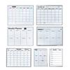 Magnetic Dry Erase Whiteboard for Fridge Reusable Monthly Calendar & Weekly Planner Blackboard Style Note Pad Kitchen Message Board