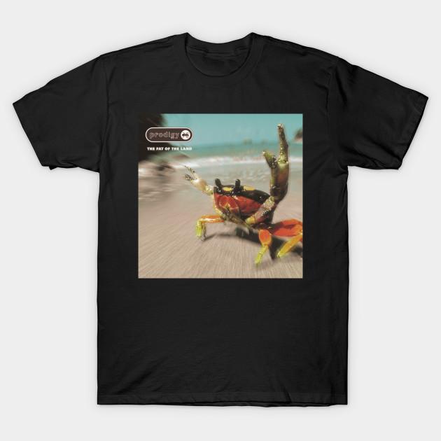 

Men Black Print T-shirt Cover Album | The Prodigy The Fat Of The Land No-Cut Transfer Paper Print Cotton Tshirt 3XL чорний