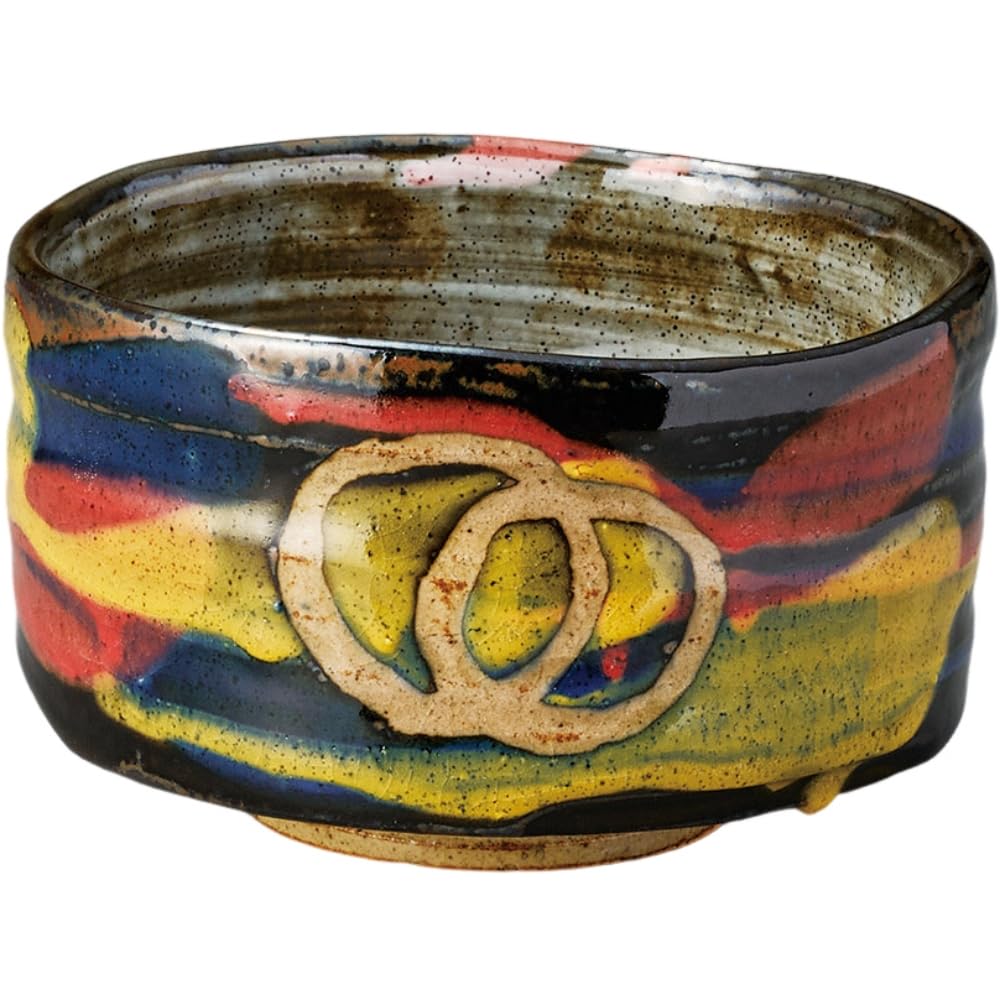 

Matcha x Sansai Matcha Mino Made in Japan Ale-net Bowl, 12.7 H7.7cm, Bowl, Ceramic, Ware,