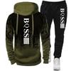 Men's Hoodies for Men Clothing Splash Ink Sweatshirt Suit Man Tracksuit Pant Sets New in Hoodies & Sweatshirts Sports Suits Set