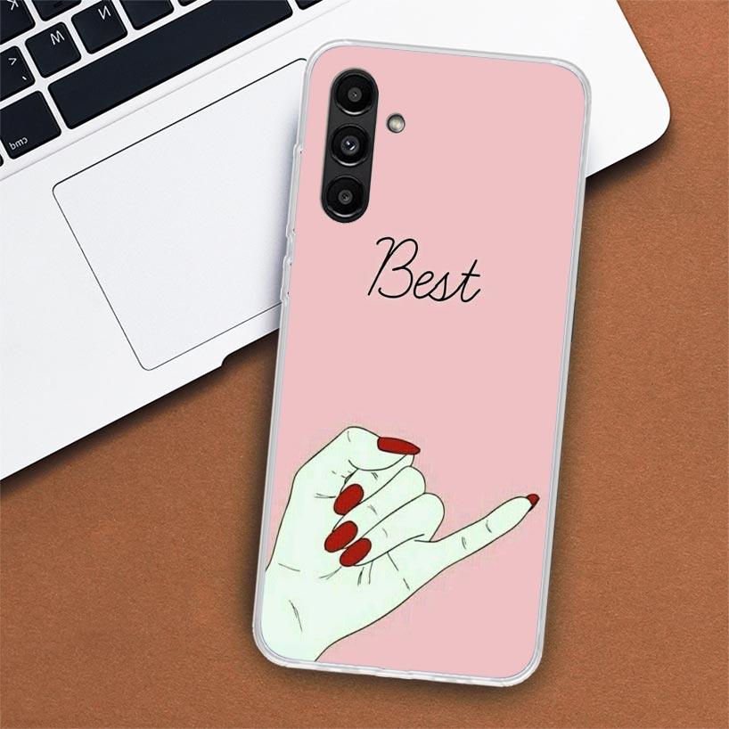 Girls Bff Best Friends Forever Phone Case For Samsung Galaxy A02S A12 A22 A32 A42 A52 A72 A51 A50S A71 A41 A31 A21S A70S A40 A30