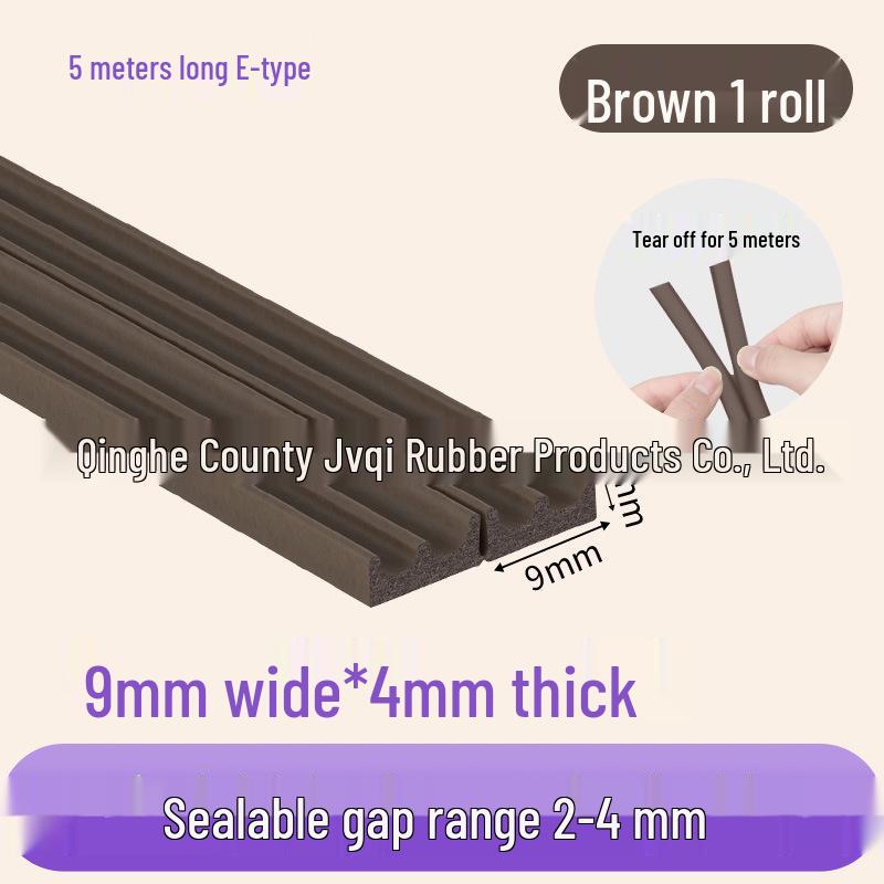 Diebstahlsicherer Schallisolierter Winddichter Tür- & Fensterdichtungsstreifen