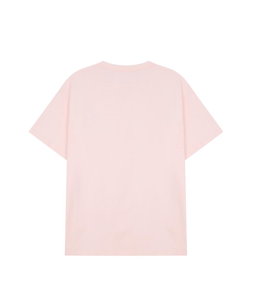 Matile Basic Logo T-Shirt / Pink