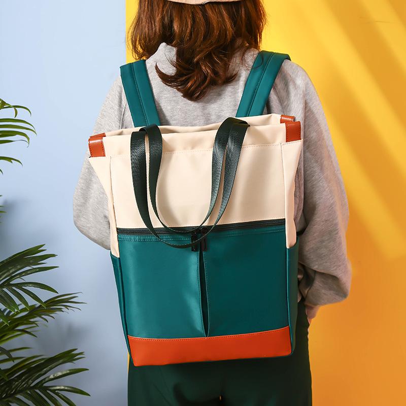Carefully Selected Women's Laptop Backpack: Versatile Travel, Student, Shoulder, and Crossbody Bag