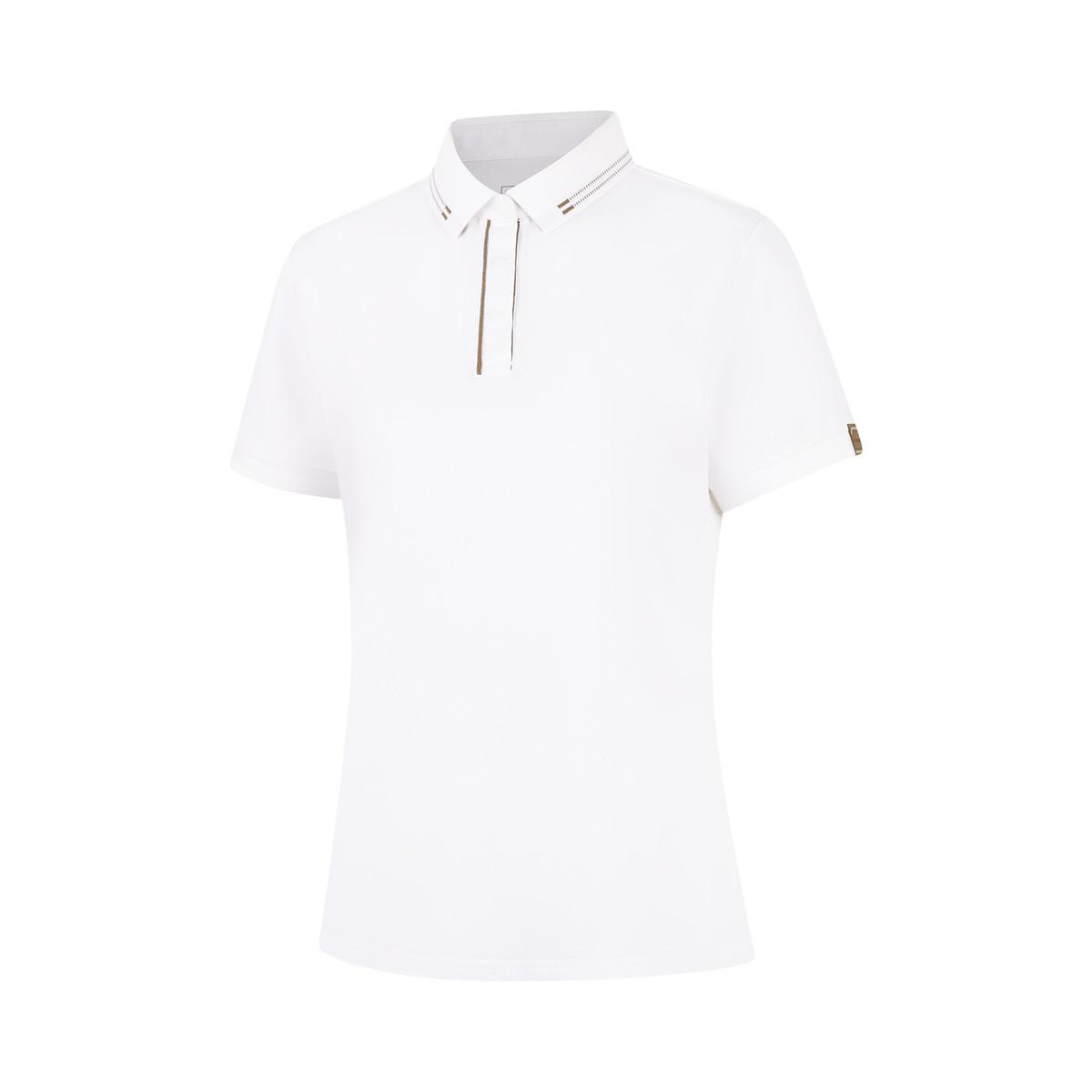 Li-Ning Fashionable Comfortable Breathable Polo Shirt Women tops White APLW478-1 S