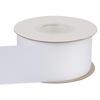 [Tekdeere]Width 50mm Solid White Grosgrain Ribbon, Perfect for Gift Wrapping, Sewing, Hair Accessories, Wedding Decorations - 22 Meters/roll