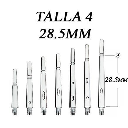 Tiges Flecchetes pignon d'arbre Tiges Flechettes normal verrouillé negra (fija) taille 4