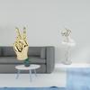 Hand Finger Gesture Ballerina Figurine Sculpture Creative Modern Dancing Girl Art Statue for Living