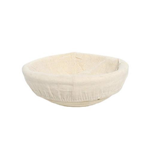 Rattanowy koszyk do wyrastania okrągły Banneton do wypieku chleba na zakwasie Zawiera wkładkę Naturalne ręcznie plecione koszyki do fermentacji dla domowych piekarzy Chleb rzemieślniczy