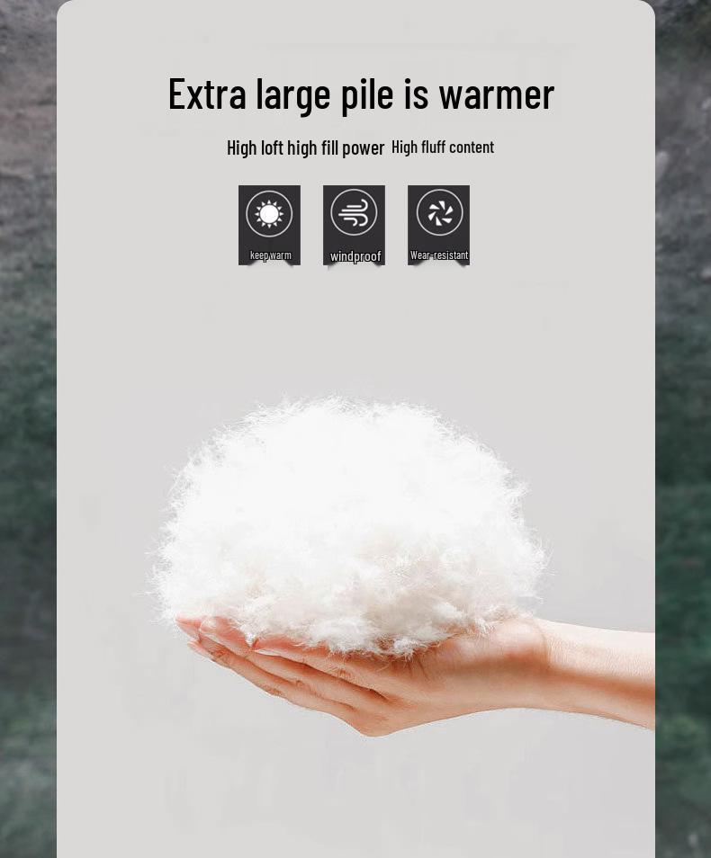 Men's Winter Stand Collar Lightweight Down Jacket - 50% White Duck Down, Japanese Trendy Style