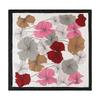 Female Satin Print Leaves Silk Scarfs Pattern Hijbab Headband Soft Hair Scarf Cap Leadies Head Wrap Bandana 90X90Cm