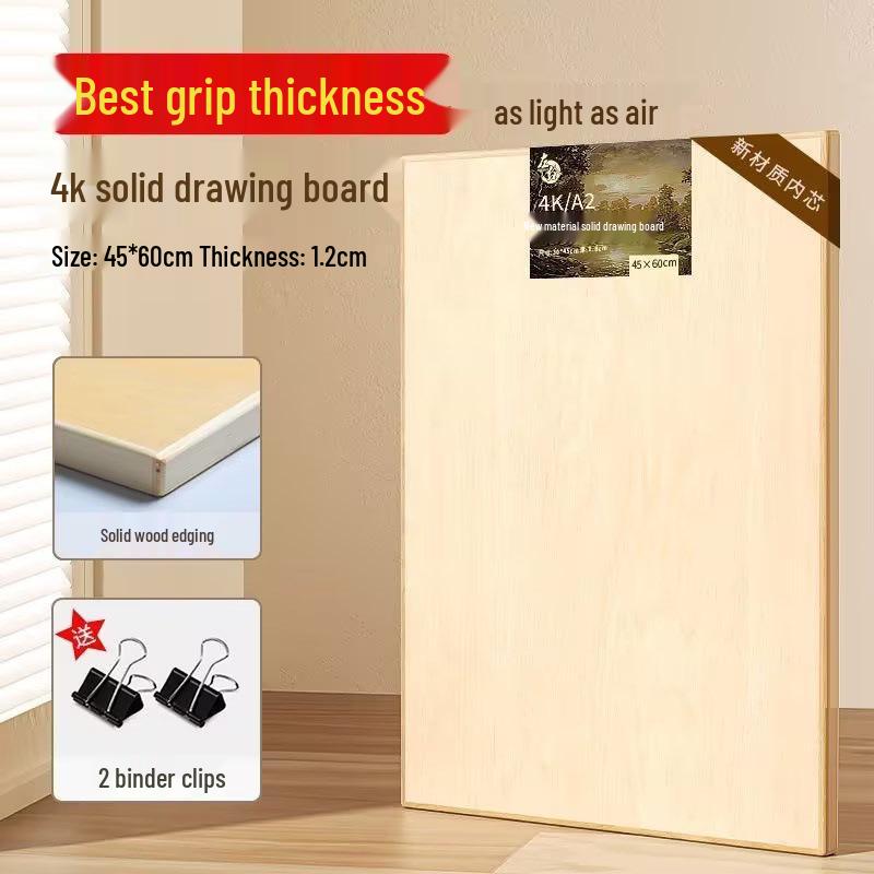 Wooden Tripod Floor Easel for Oil Painting - Foldable Art Student Stand