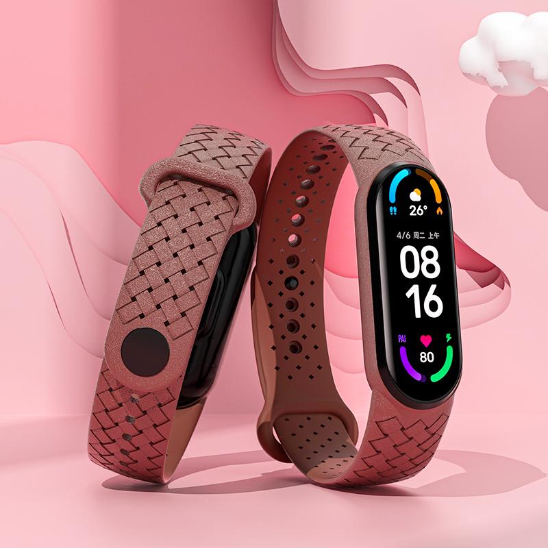 Soft Silicone Bracelet For Mi Band 7 6 Wristband Quick Replacement Sport Smartwatch Correa for Xiaomi Mi Band 3 4 5 6 7 Strap