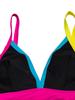 European and American Plus Size Women's Sexy Triangle Bikini with Tie-Up and Split Design