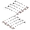 10Pcs Hydraulic Support Rod Furniture Cabinet Tatami Soft Close Hinge Iron Head Gas Lift Strut
