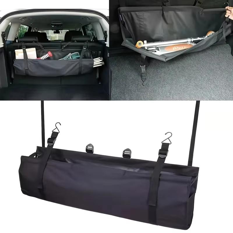 Organizzatore Regolabile per Bagagliaio Auto Borsa Rete Portaoggetti Sedile Posteriore Alta Capacità Multiuso Oxford Organizer per Schienale Sedile Automobilistico Universale