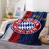 1pc FC Bayern Munich Print Flannel Blanket, High quality Comfortable for All Seasons, Home Decor, Warmth and Comfort, Perfect for Christmas Gifts47