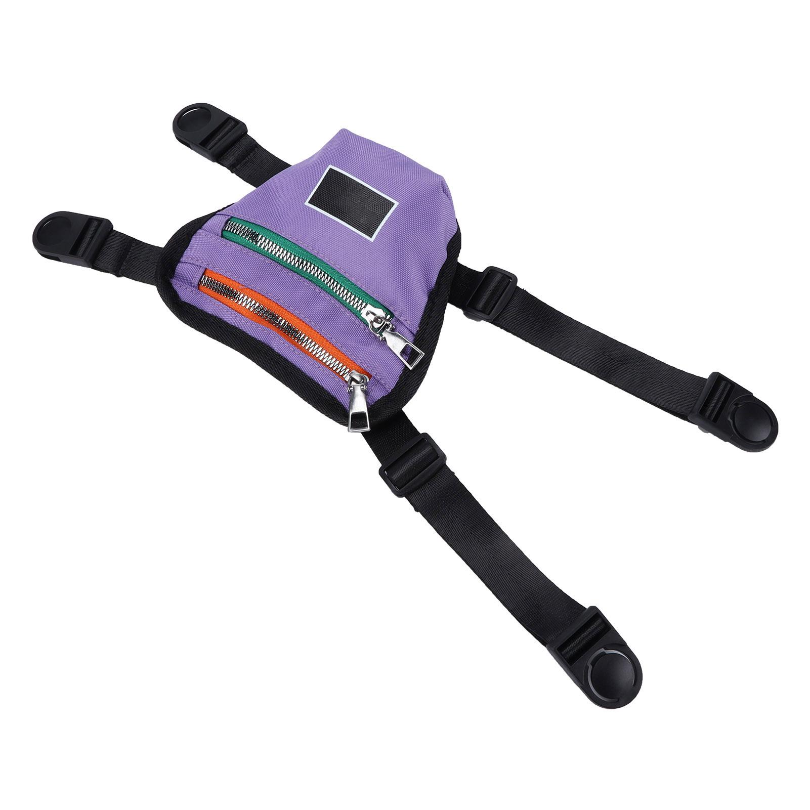 Dog Treat Pouch Portable Multi Purpose Puppy Treat Pouch Dog Training Pouch for Walking Hiking фиолетовый