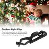 60 Pcs Christmas Light Clips Plastic Soft Flexible Waterproof Small Christmas Light Clips Hooks Christmas Tree Decoration