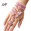 Handmade Beaded Cuff Set DIY Bracelet Kit Bead Weaving Jewelry Kit with Pattern Guide Adjustable Unique Personalized Accessory Hand Chain Craft for