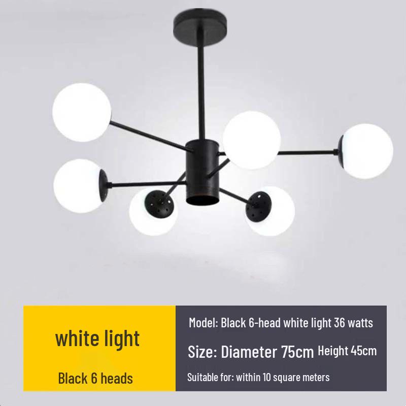 Nordic Modern Chandelier - Elegant, Atmospheric Lighting for Living Rooms, Bedrooms, or Dining Areas