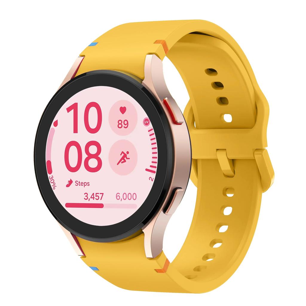 No Gaps 20mm Silicone Band for Samsung Galaxy Watch 7 6 4 Classic 42mm 46mm 43mm Strap for Galaxy Watch 4 5 Pro 6 Watchband