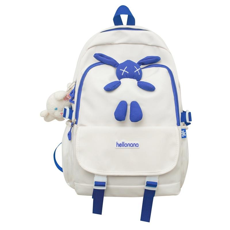 New Backpack Schoolbag for Men and Women Campus Style Junior High School Students Fashionable Simple College Style Backpack