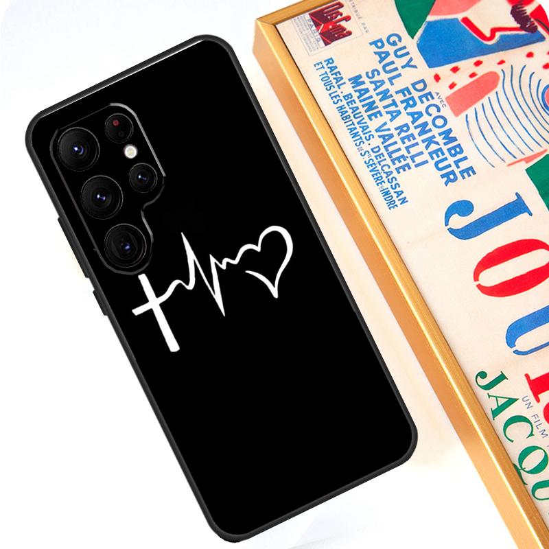 

Christian Symbol Case For Samsung Galaxy S23 Ultra S24 S22 S8 S9 S10 Plus Note 10 20 Ultra S20 S21 FE Cover Galaxy S22