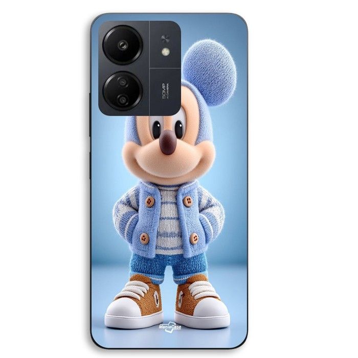 Coque Pour Xiaomi Redmi 13C 4g Mickey tricot doux disney style Maniacase
