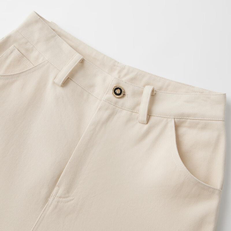 Navigare Women's Pure Cotton Wide-Leg Denim Trousers