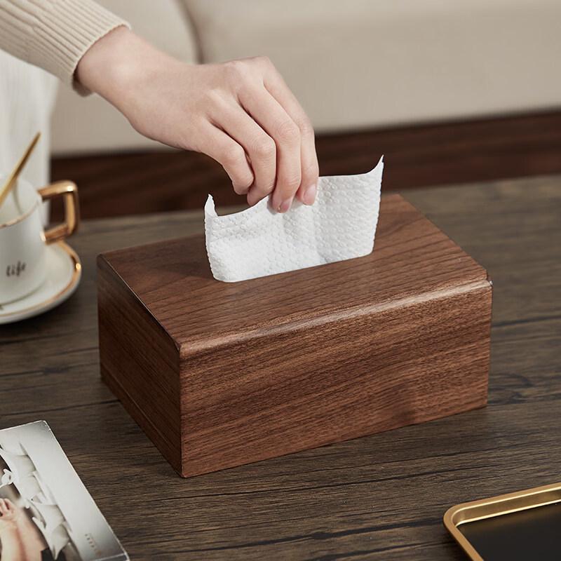 LIEI Schwarzwalnuss Tischplatten Taschentuchbox