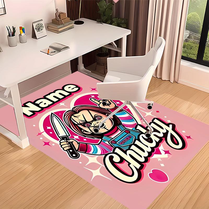 Custom personalization Chucky Print Area Rug - Soft, Washable Non-Slip Indoor Mat,Living Room,Home&Office Decorative Rug