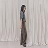 Rap Cut Fringe Washed Wide Pants Ar3Dp860