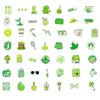 100 Small Size 4Cm Waterproof Stickers For Kids Reward Stickers Toys Diy Water Cup Stationery