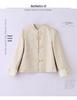 Women's Slim Korean Retro Short Jacket with Chinese Buttons - Spring/Autumn RX8941