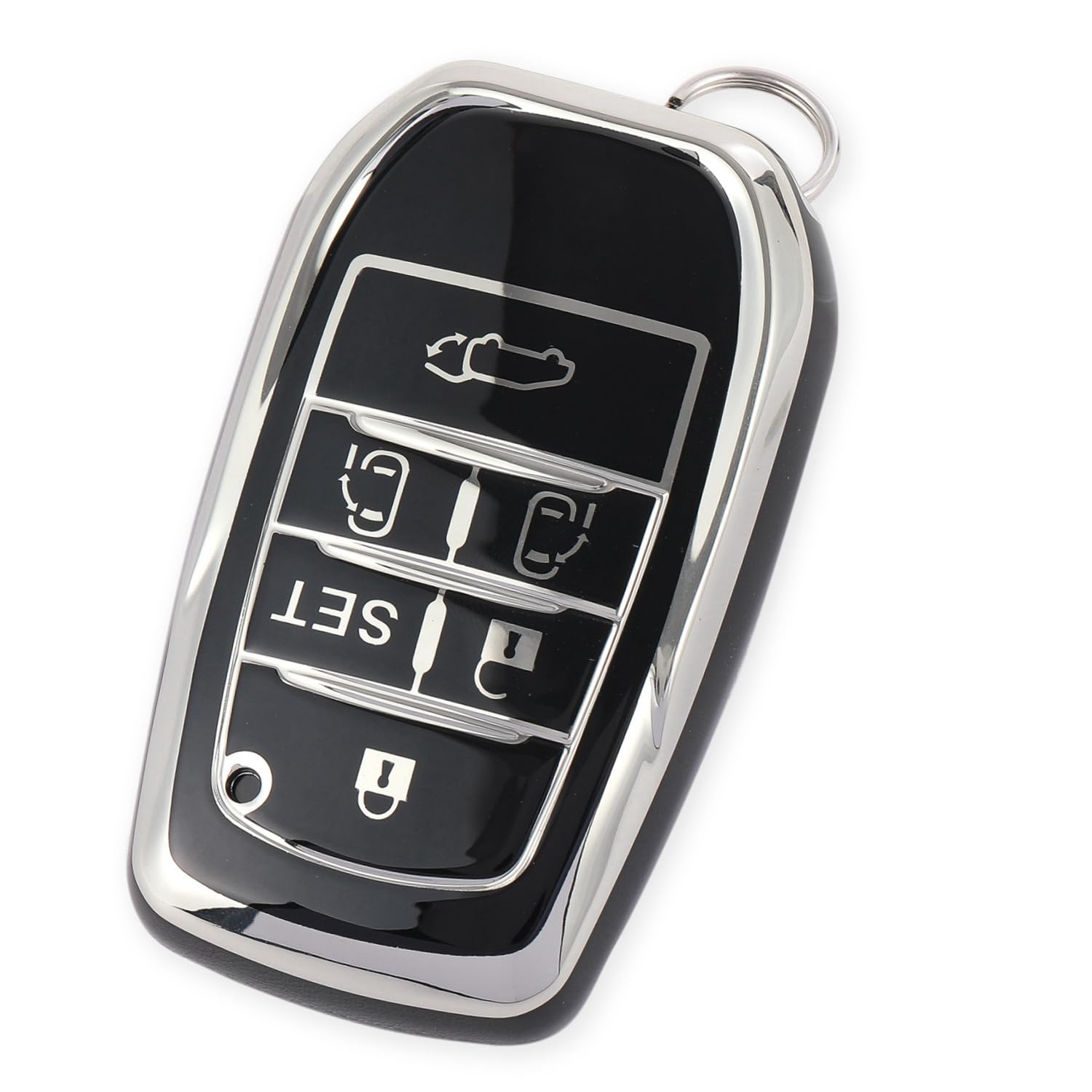 

YANMW Чехол для ключа серии Alphard 30 Совместимый Toyota Alphard Vellfire 30 Серии Поздний Ранний Alphard Key Case серебряный